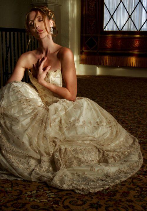 Female model photo shoot of Yvonne Gougelet in Biltmore Hotel Miami