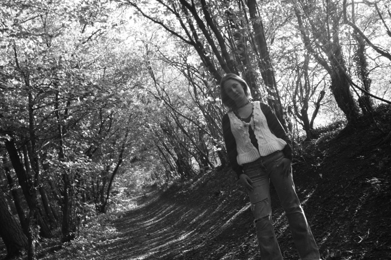 Female model photo shoot of kate kelly in Broughton woods