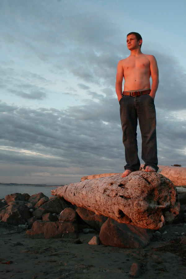 Male model photo shoot of Jazer in Fort Warden, WA