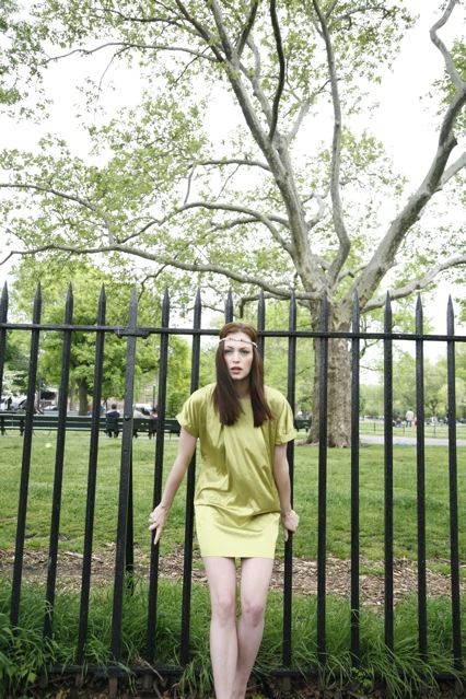 Female model photo shoot of Annie Lau in Williamsburg, Brooklyn