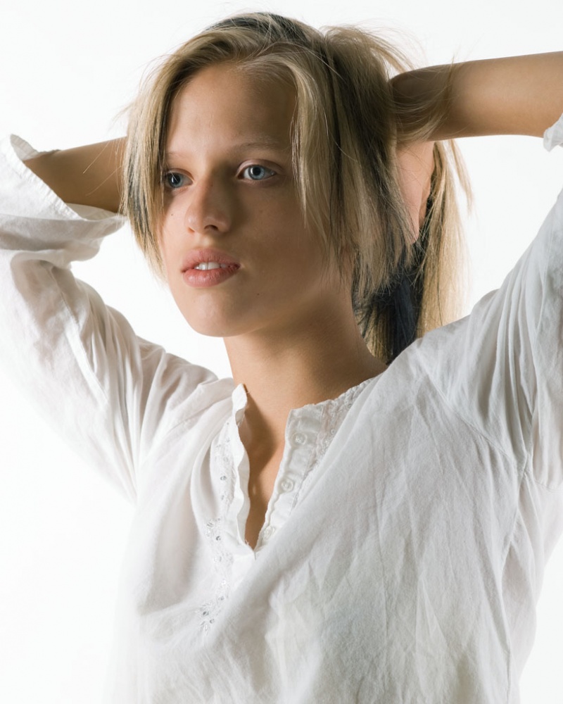 Female model photo shoot of Anete Zagare in Studio 3047