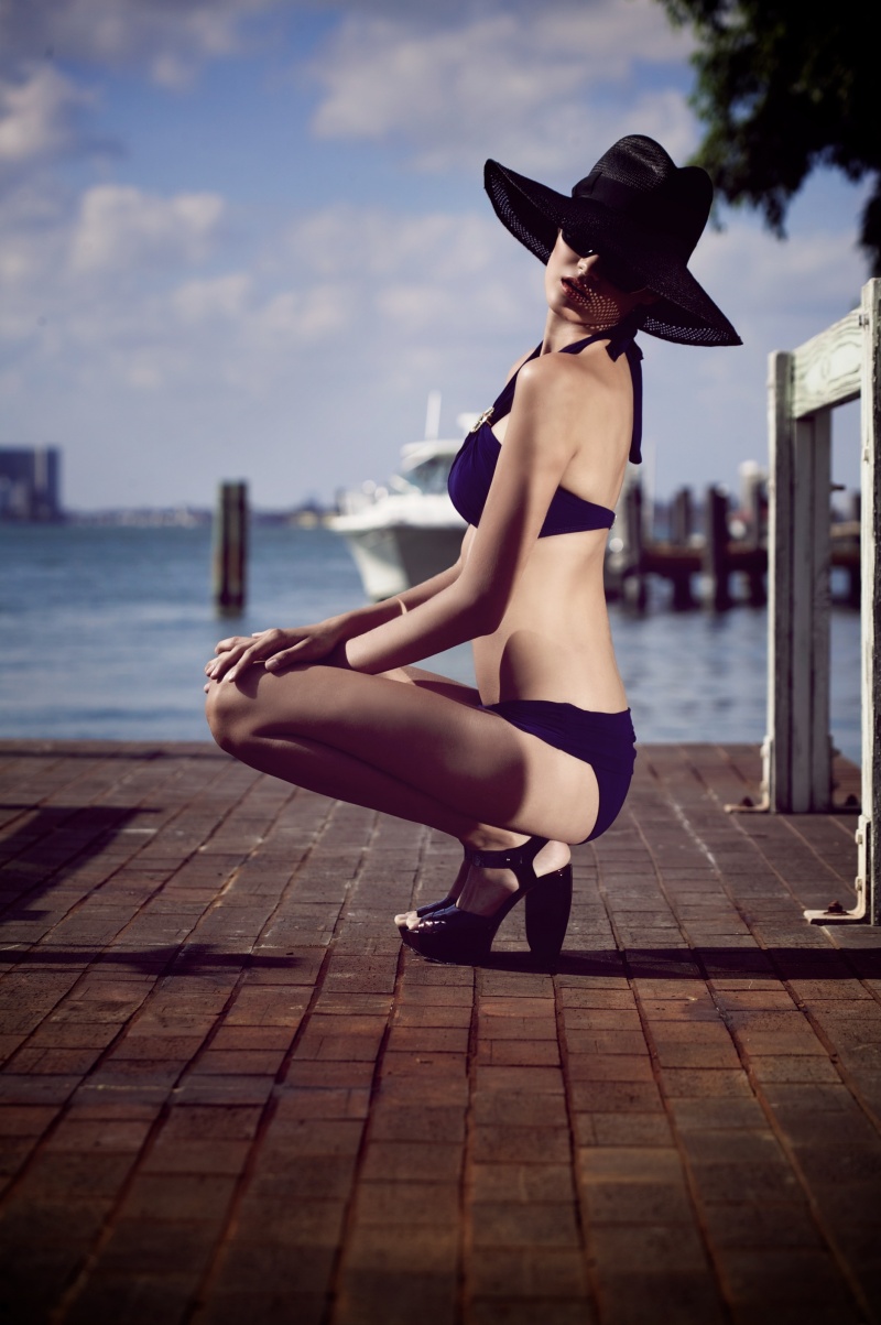 Female model photo shoot of KATHY KOPP by ANDRES HERNANDEZ in Miami Beach, Fl