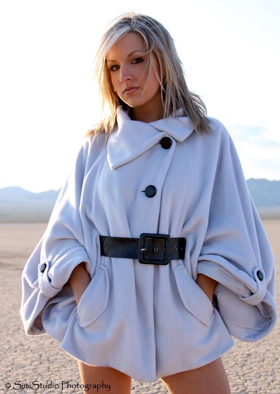 Female model photo shoot of L D Modeling in Dry Lake Bed - Las Vegas Supershoot