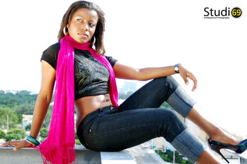 Female model photo shoot of Creole Eyez