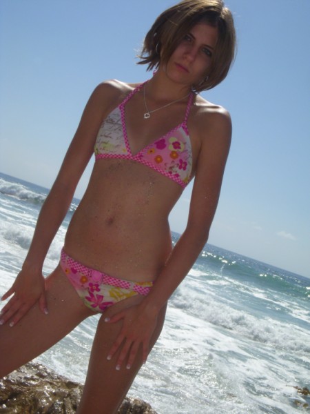 Female model photo shoot of Kira Danielle  in Newport beach, California