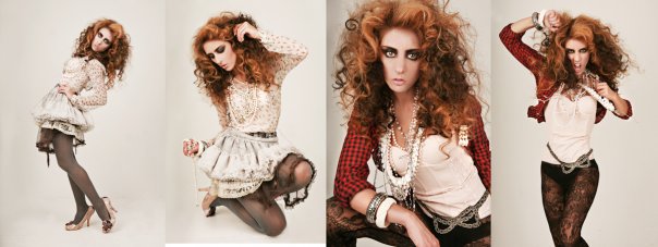 Female model photo shoot of tahni daniels hair and Sasha Larner by Lara Jade, wardrobe styled by rachael emma sadler, makeup by Vicki Millar