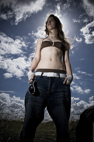 Female model photo shoot of Hanabella by Jay McLaughlin