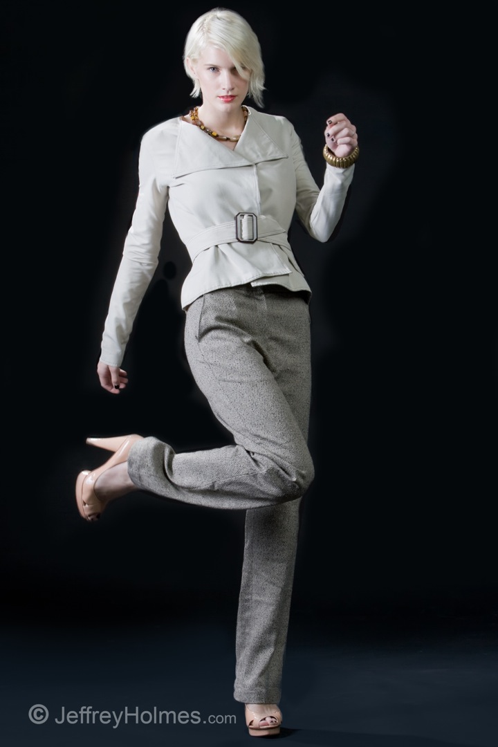 Female model photo shoot of  Karen Yvonne, clothing designed by Alejandro Montoya 