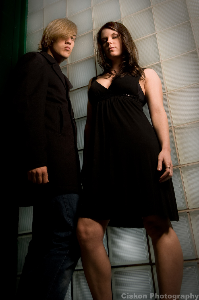 Male and Female model photo shoot of MCHENFOTO, Caleb Stratos and Shanna Alperovich