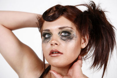 Female model photo shoot of Kaley - Makeup Artist