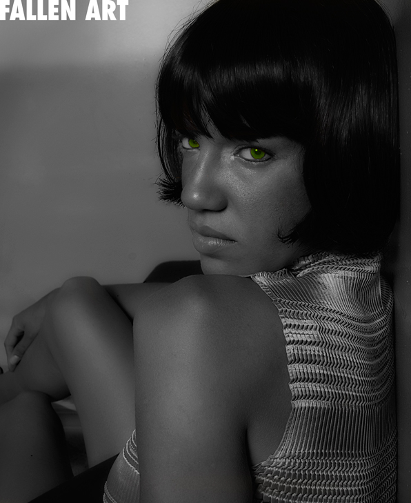 Female model photo shoot of Chuckie Brown by Fallen Art