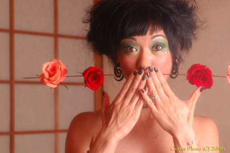 Female model photo shoot of la peau de samar by Cortes Photo in San Francisco, CA