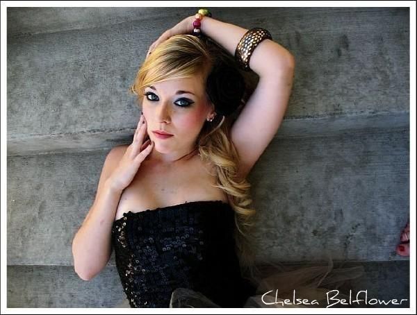 Female model photo shoot of Belflower Photography