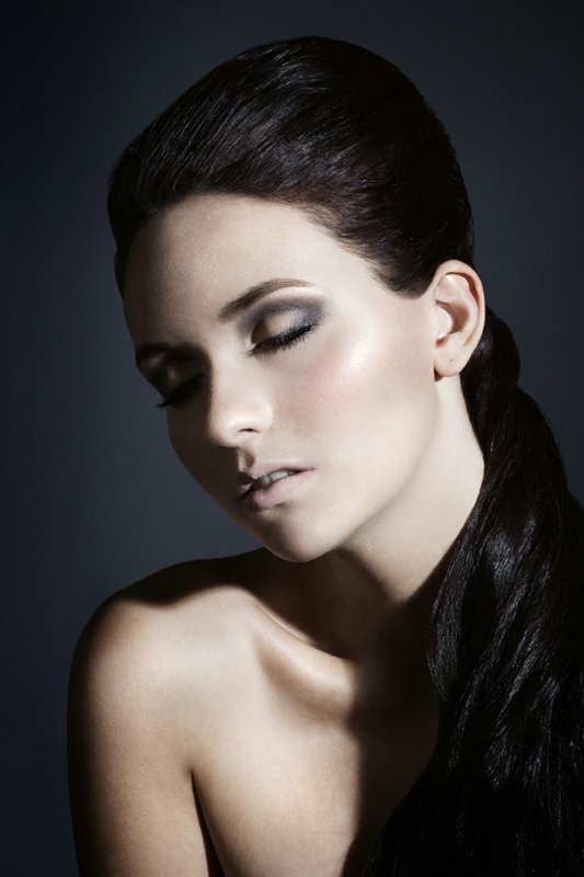 Female model photo shoot of Jo Saville Make Up and Luissa by JelenaP