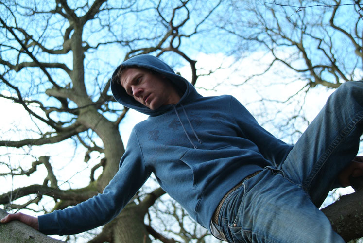 Male model photo shoot of Niall Hollaert in Swithland Woods