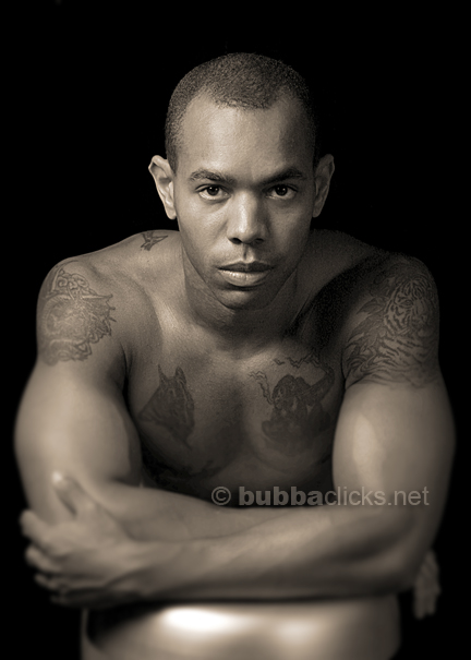 Male model photo shoot of corey tanner in Studio