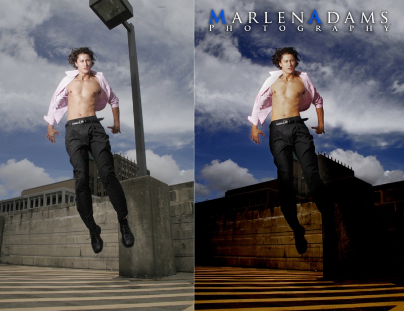 Male model photo shoot of DP Graphics in Downtown Jacksonville, FL
