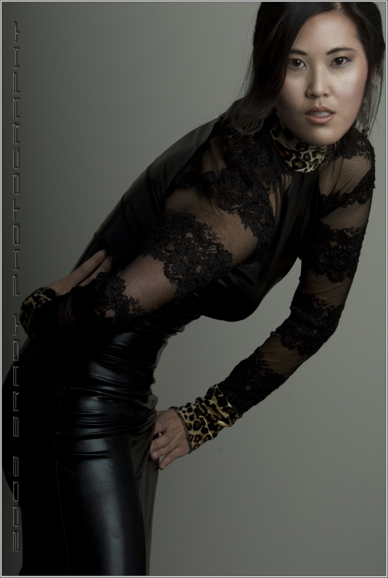 Female model photo shoot of GiGee by BradyPhotography I, wardrobe styled by Victor Hou Designs, makeup by Sid
