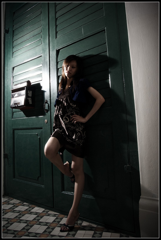Female model photo shoot of Jamie Zheng