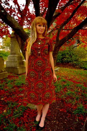 Female model photo shoot of Laura Jorge by New Genesis in Mount Auburn Cemetery, Cambridge