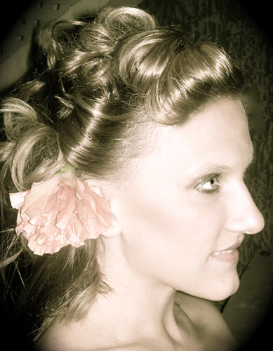 Female model photo shoot of Lenas Hair Doos in Cocoa Beach, Fl