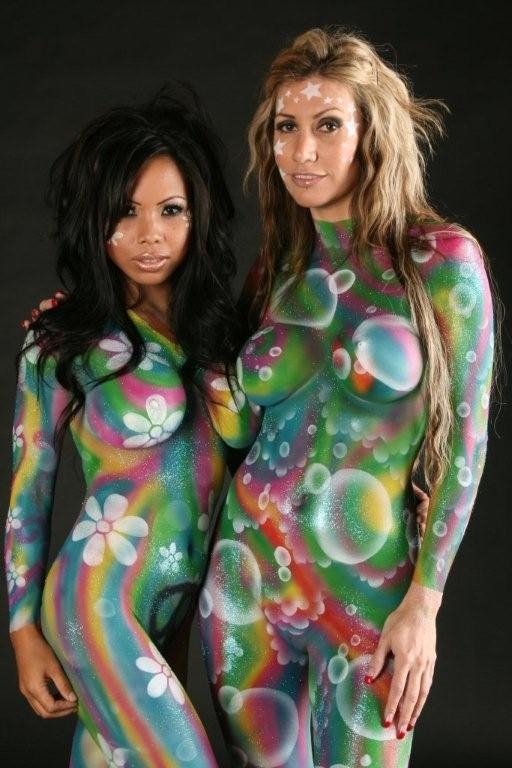 Female model photo shoot of Diva Body Art, Tawny and Genevive Valente by Terry Jorgensen in los angeles, CA