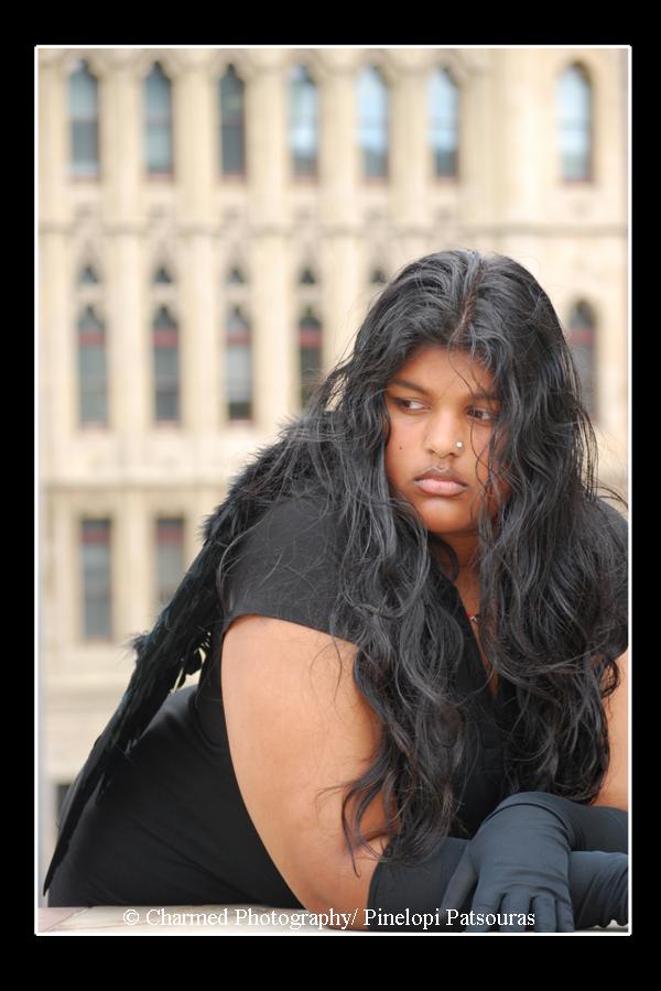 Female model photo shoot of Tashaa in Fed. Sq.