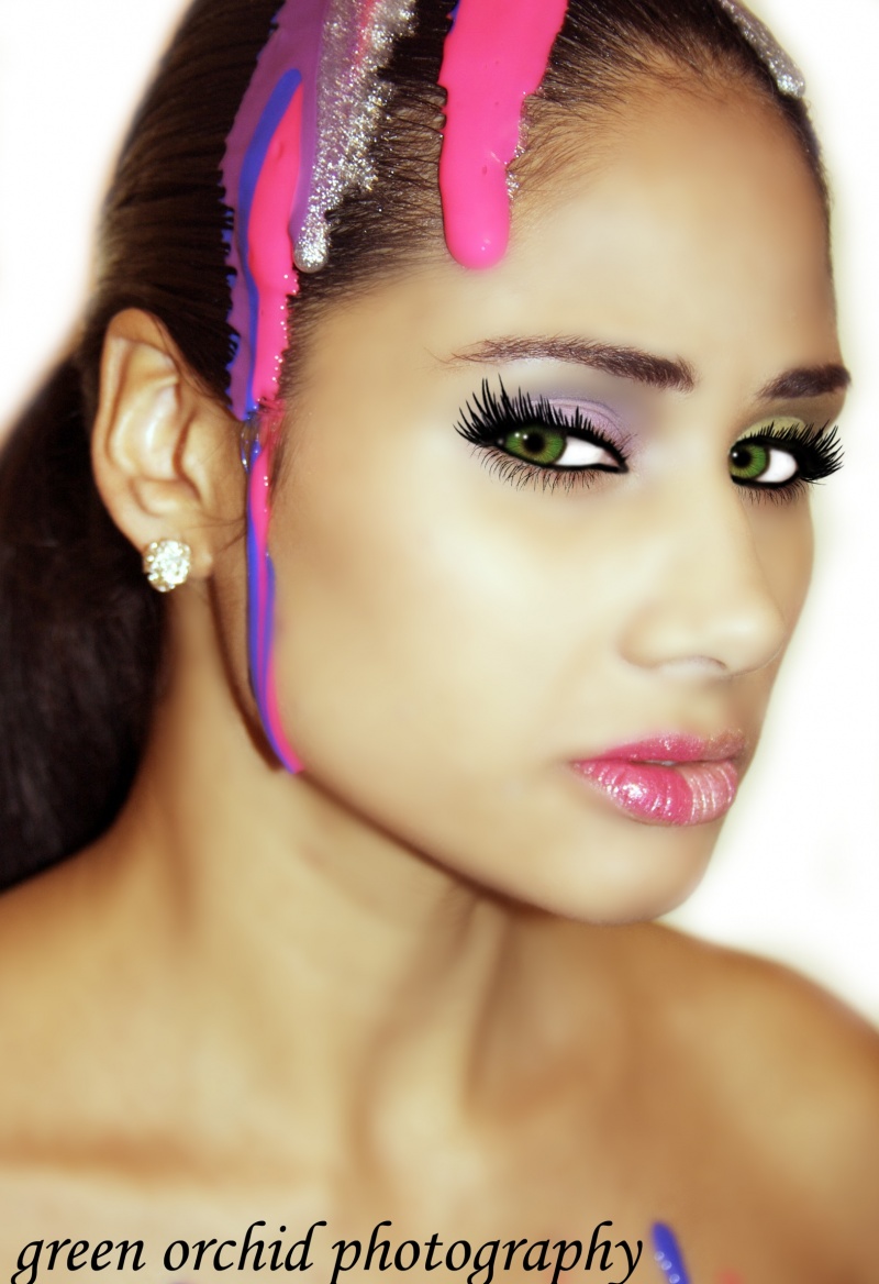 Female model photo shoot of latinfire by  Lidia Byhower  in New York, NY, makeup by nancy makeup
