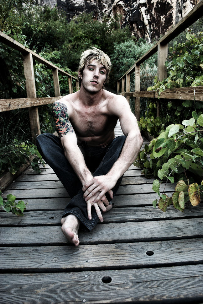 Male model photo shoot of Jason Little -  in Lost Creek - Red Rock