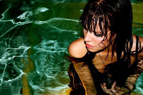 Female model photo shoot of Angie Venturella in in a spa