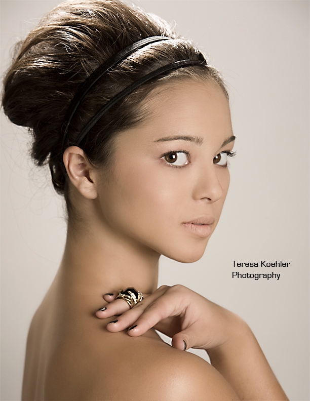 Female model photo shoot of Tiffany Hale by Teresa Koehler Photogra, makeup by Ashley Ann Harris