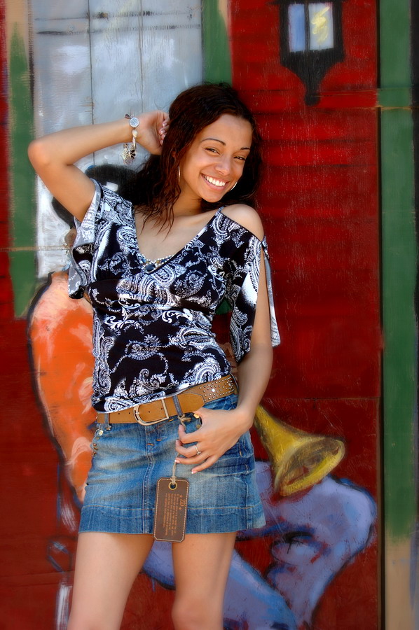 Female model photo shoot of Samantha Annee Brown in downtown shreveport