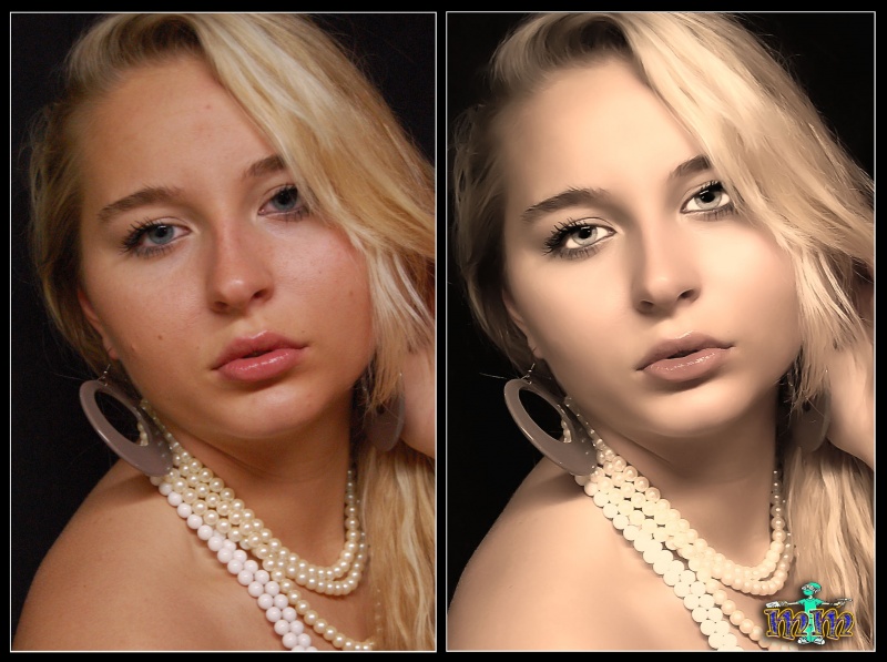 Male and Female model photo shoot of mayhem manipulations and Larrin Rhiannon