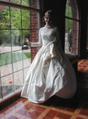 Female model photo shoot of Bonnie Daws Bridal in St. John in Plymouth, Michigan