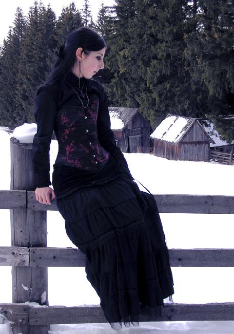 Female model photo shoot of Alia Noree in Paltinis, Romania