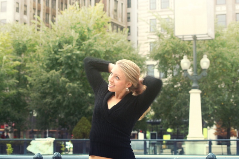 Female model photo shoot of Jenna Luka in Millennium Park Photo Shoot