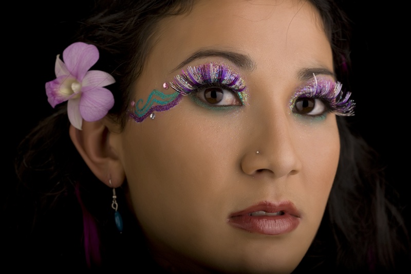 Female model photo shoot of cherry-blossom by Hansen Tsang in STUDIO, makeup by Chrissy_Makeup