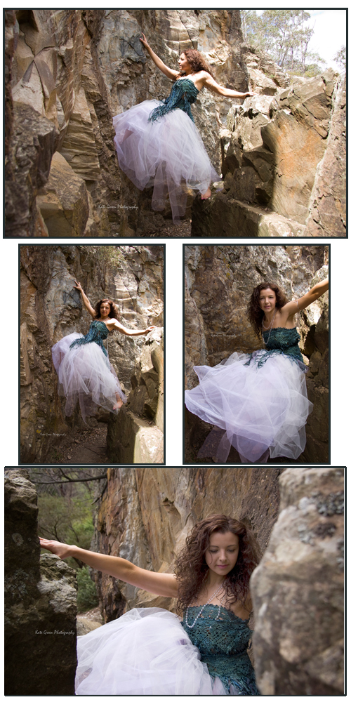 Female model photo shoot of Kate Green and Mz Helen in Lerderderg Gorge, Victoria