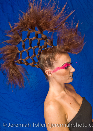 Female model photo shoot of PhoenixTX by Jeremiah Toller in Phoenix, AZ, hair styled by PhoenixTX, makeup by Phoenix TX
