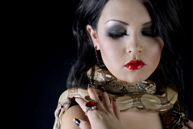 Female model photo shoot of Makeup Fantasies