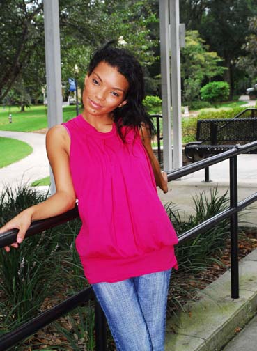 Female model photo shoot of Angelle Girl in Lily Park, Maitland, FL.