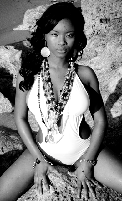 Female model photo shoot of MMC Jewelry in Ft. Lauderdale, Fl