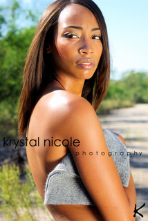 Female model photo shoot of Miss Ashley Jean by Krystal Nicole Photo in Sugarland, TX, makeup by jenilee banan