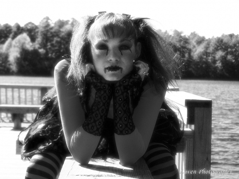 Female model photo shoot of Lady Tink in Lake Rim ,NC