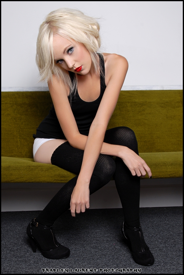 Female model photo shoot of Jen Morgan Makeup and betsy oslund by -Brad- in S13 Studio LA