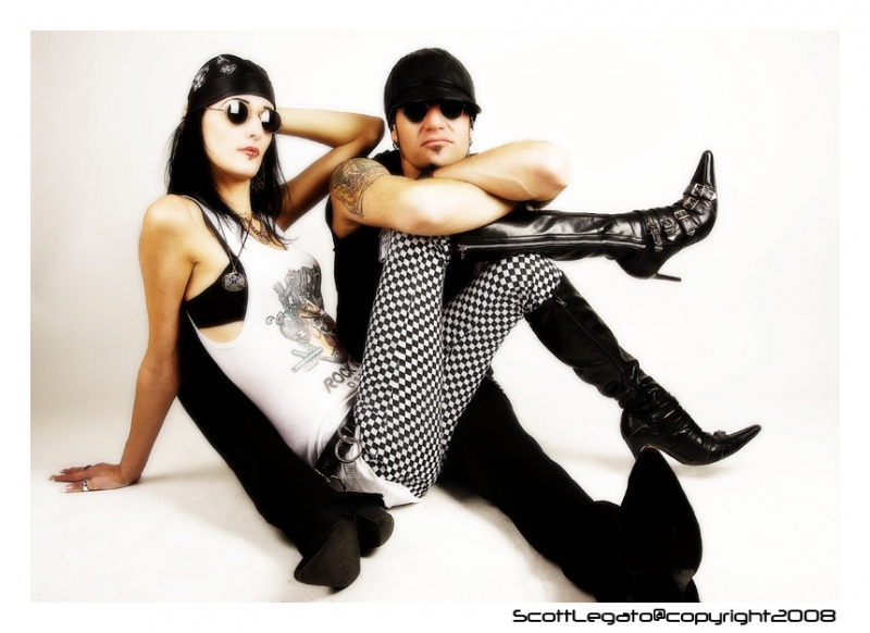 Male and Female model photo shoot of RockStar - Photography and Jennifer - MorbidTruth in RockStarProPhotography Studio - Indianapolis, IN