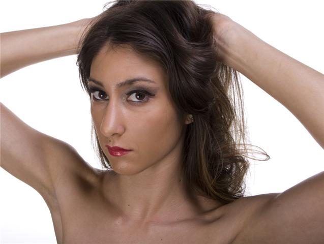 Female model photo shoot of Monika Maree by Crescent Moon, makeup by Lysha-Maree