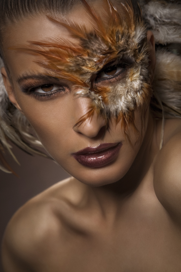 Female model photo shoot of Smokey-eyes in Graz
