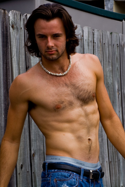 Male model photo shoot of Joe Stapf in fence