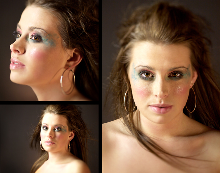 Female model photo shoot of eyewash and Heather Balderson, makeup by A S H T O N